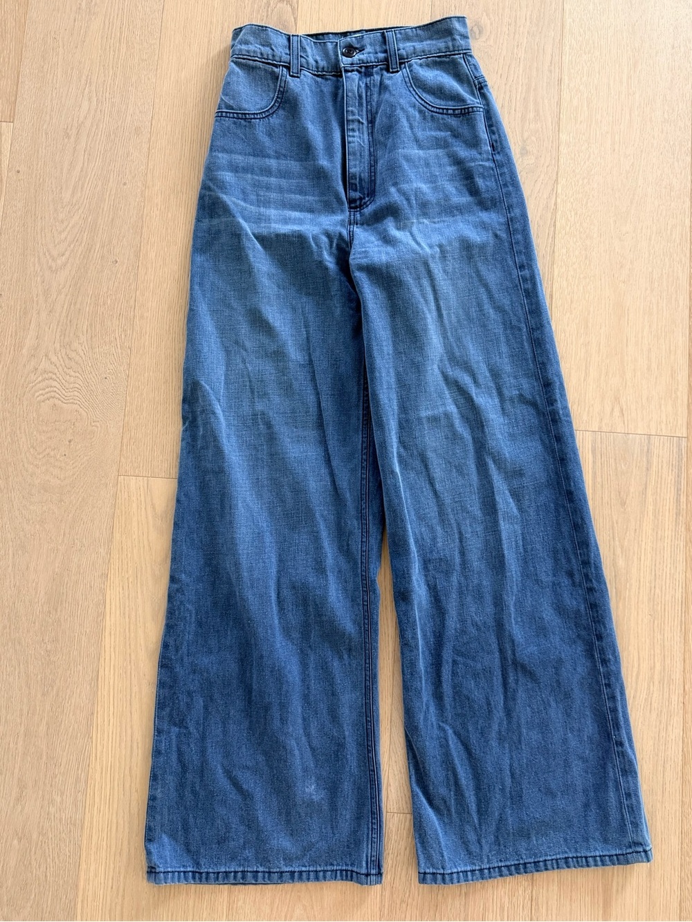 Size 26- Doen High-Waist Wide-Leg Women’s Jeans - Blue